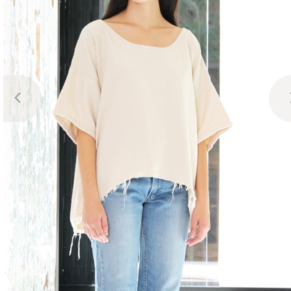 Atelier Delphine Free Top in Eggshell size XS